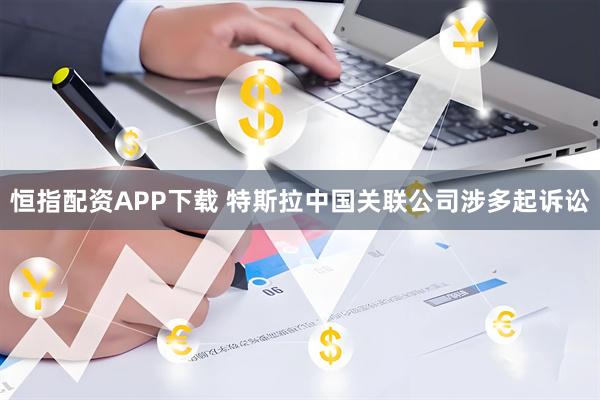 恒指配资APP下载 特斯拉中国关联公司涉多起诉讼