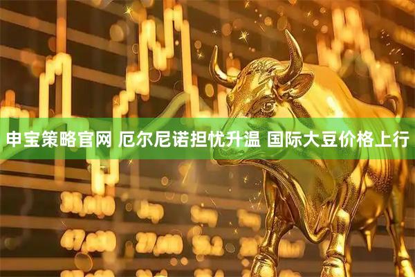 申宝策略官网 厄尔尼诺担忧升温 国际大豆价格上行