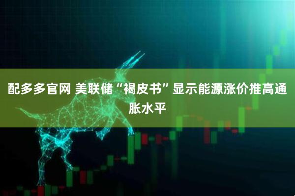 配多多官网 美联储“褐皮书”显示能源涨价推高通胀水平